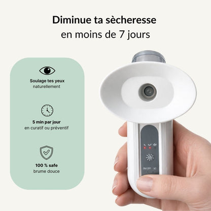 Soulagez vos yeux secs et irrités en 5 minutes par jour, sans gouttes