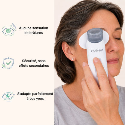 Soulagez vos yeux secs et irrités en 5 minutes par jour, sans gouttes